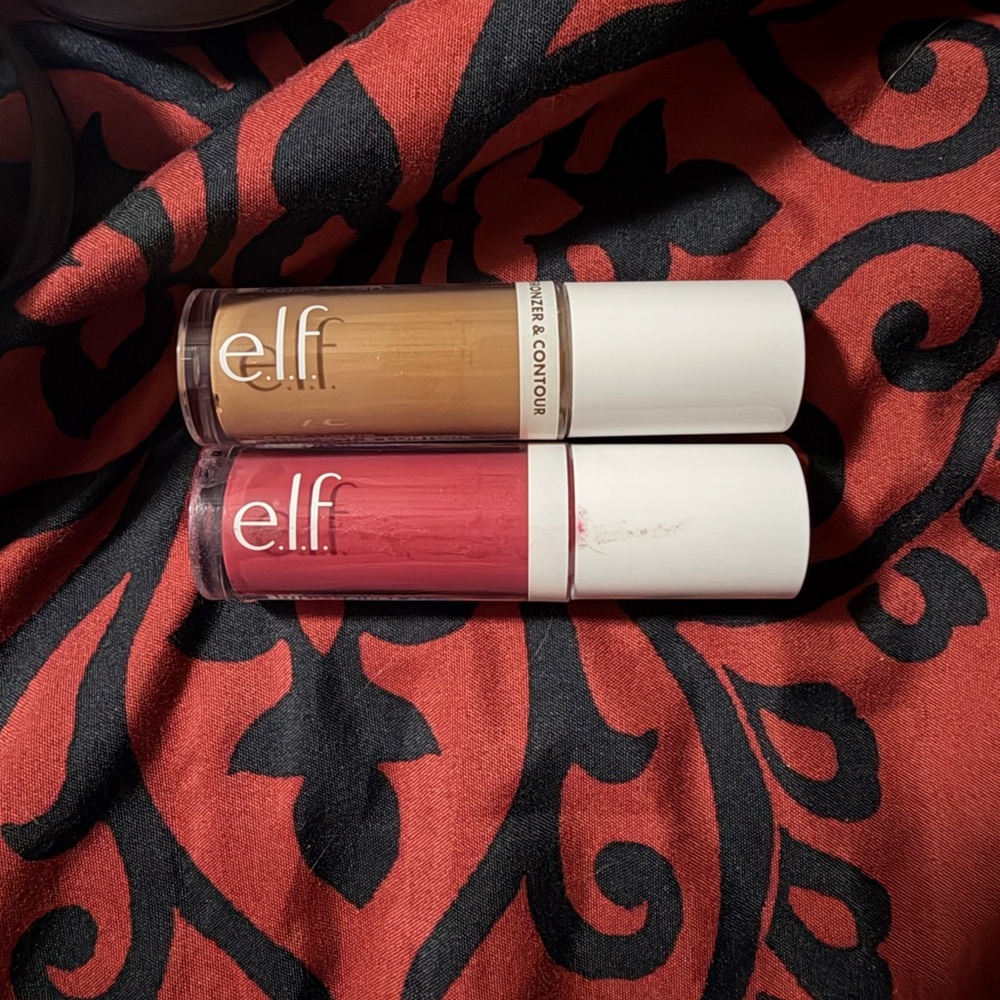 Blush and Contour Set - Red and Tan